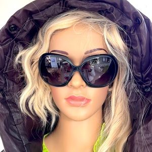 Ray Ban Jackie Ohh II Sunglasses Black Frames Purple Gradient Lenses